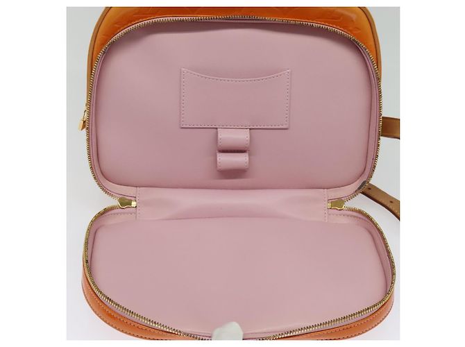LOUIS VUITTON Mochila Vernis Marley Rosa Malvavisco M91039 LV Auth 142157 - vista 11