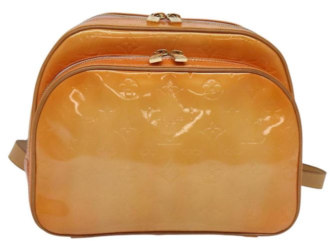 LOUIS VUITTON Mochila Vernis Marley Rosa Malvavisco M91039 LV Auth 142157 - vista 13
