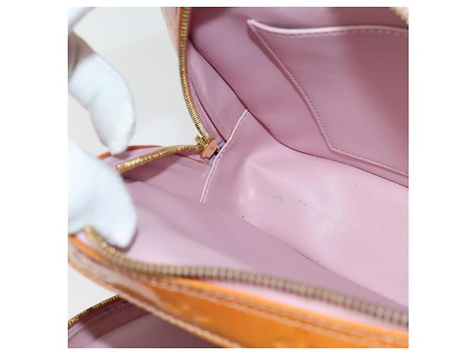 LOUIS VUITTON Mochila Vernis Marley Rosa Malvavisco M91039 LV Auth 142157 - vista 20