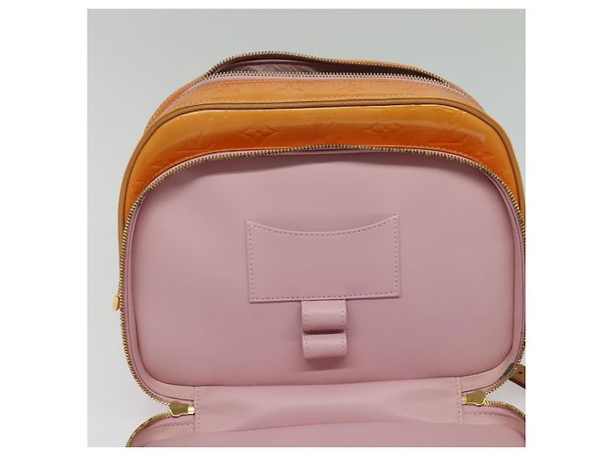LOUIS VUITTON Mochila Vernis Marley Rosa Malvavisco M91039 LV Auth 142157 - vista 22