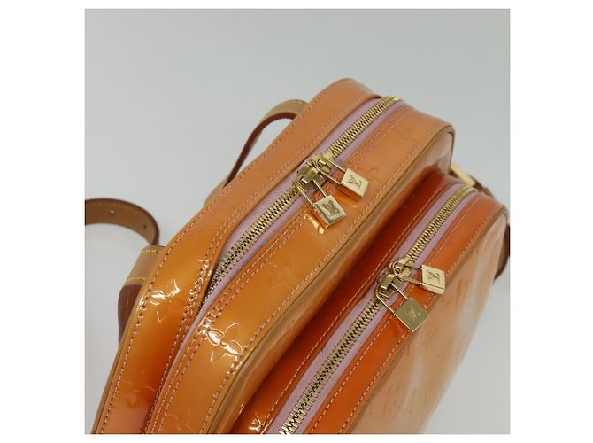 LOUIS VUITTON Mochila Vernis Marley Rosa Malvavisco M91039 LV Auth 142157 - vista 6