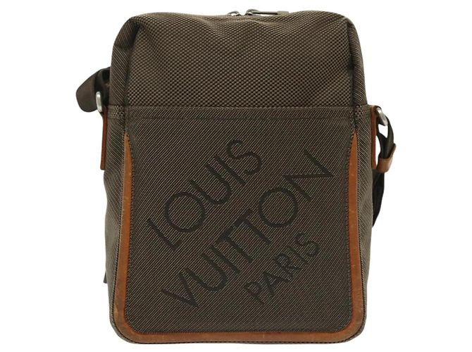 LOUIS VUITTON Borsa Damier Geant Citadan NM Marrone Coda M93224 LV Auth bs29221 - view 13