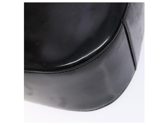 Borsa a Spalla GUCCI Pelle Verniciata Nera Argento 007 2046 0250 Auth ep10775 - vista 17