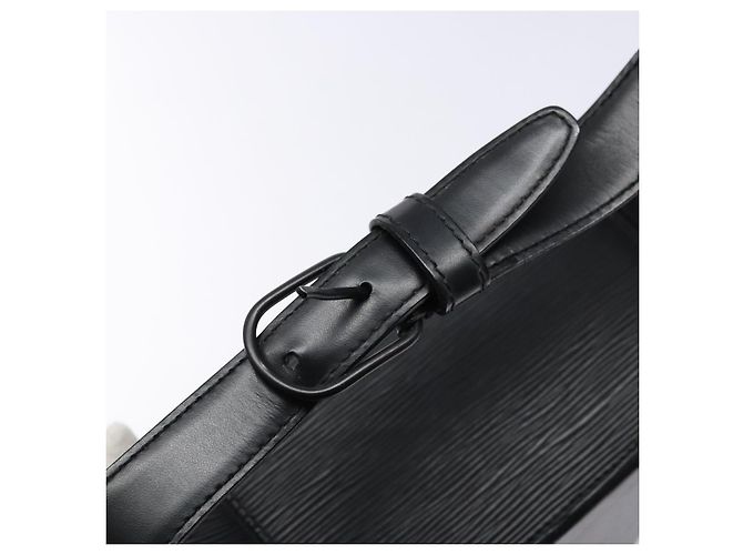 LOUIS VUITTON Borsa a Spalla Epi Seau Nera M80161 LV Auth BA5249 Nero - vista 9