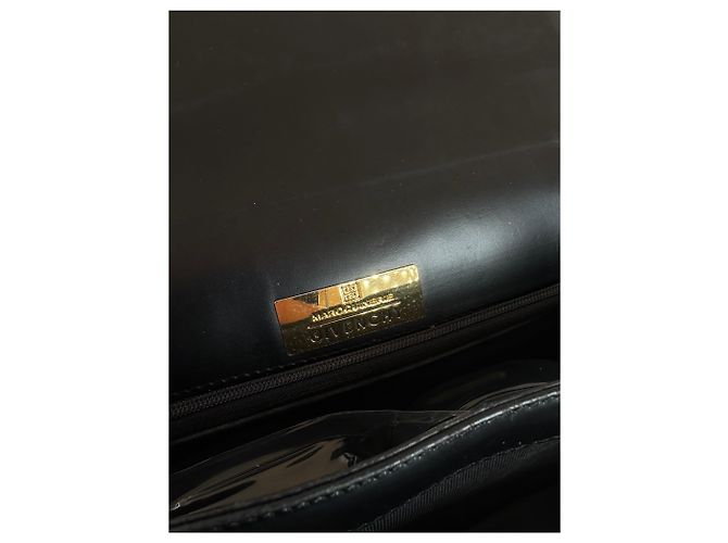 Vintage Givenchy 4G Handtasche aus lackleder schwarz - Ansicht 13