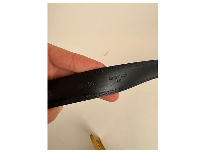 Vintage Loewe Madrid Ledergürtel schwarz - Ansicht 11