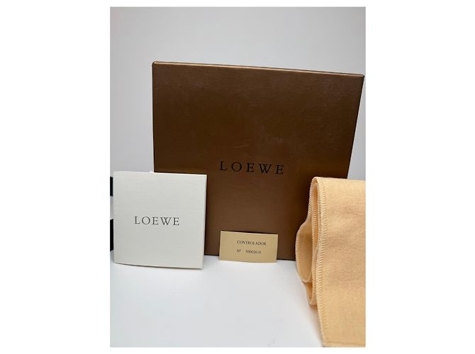 Vintage Loewe Madrid Ledergürtel schwarz - Ansicht 3