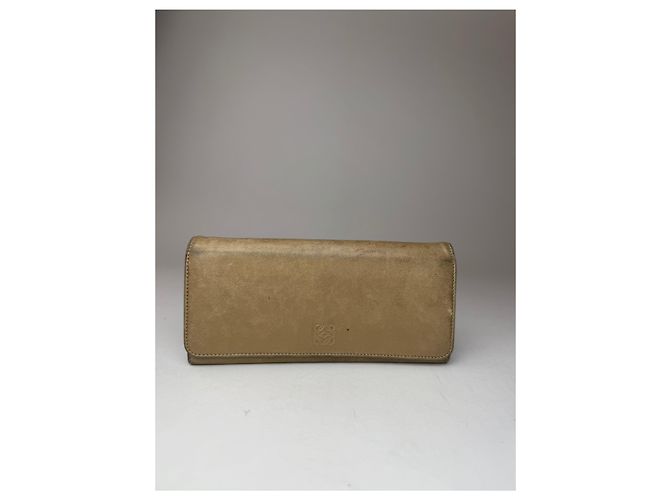 Vintage Loewe Madrid Leather Wallet beige - view 13