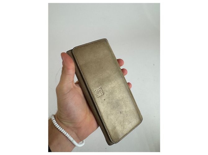 Vintage Loewe Madrid Leather Wallet beige - view 3