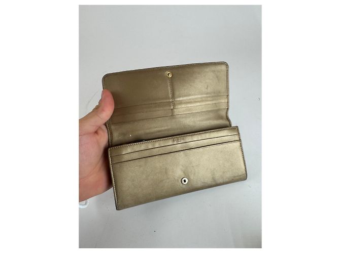 Vintage Loewe Madrid Leather Wallet beige - view 5
