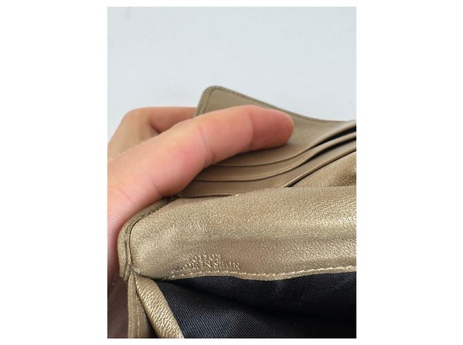 Vintage Loewe Madrid Leather Wallet beige - view 9