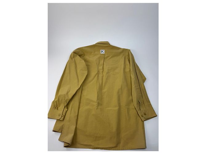Autre Marque Camicia Vintage Kansai Yamamoto Gialla Nera L Verde - vista 11