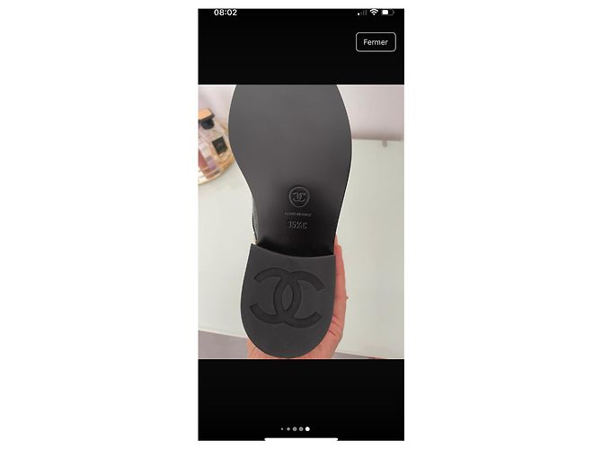 Botas Chanel de piel negra Negro - vista 5