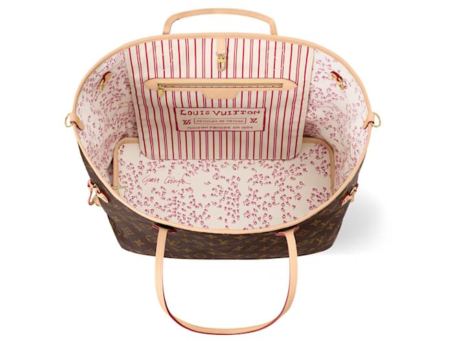 Louis Vuitton LV Neverfull Inside Out GM Catogram Beige - vista 2