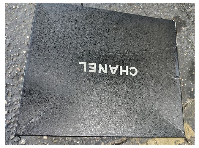 Sneakers Chanel Nere e Blu in Camoscio e Pelle Nero - vista 4
