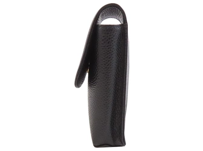 Étui à cigares en cuir noir Chanel Coco Mark - vue 3