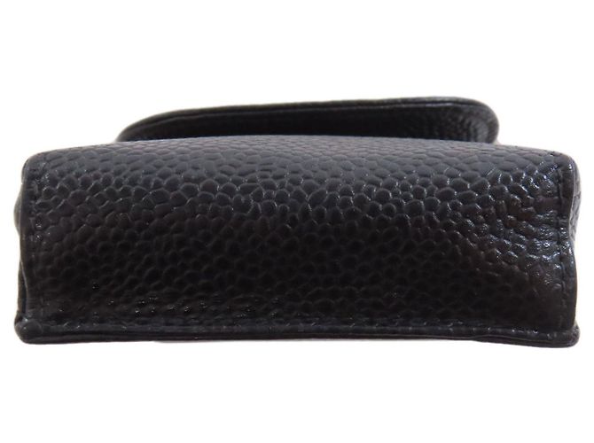 Étui à cigares en cuir noir Chanel Coco Mark - vue 4