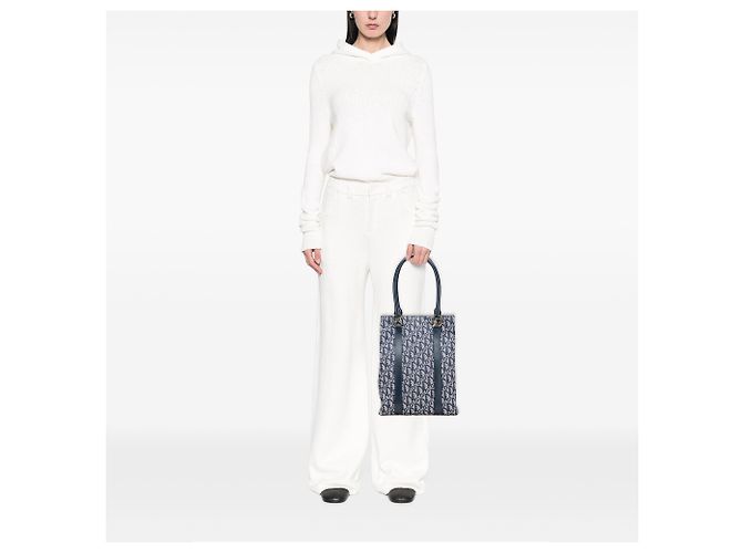 Dior Blau Diorissimo Trotter Canvas Tote - Ansicht 11