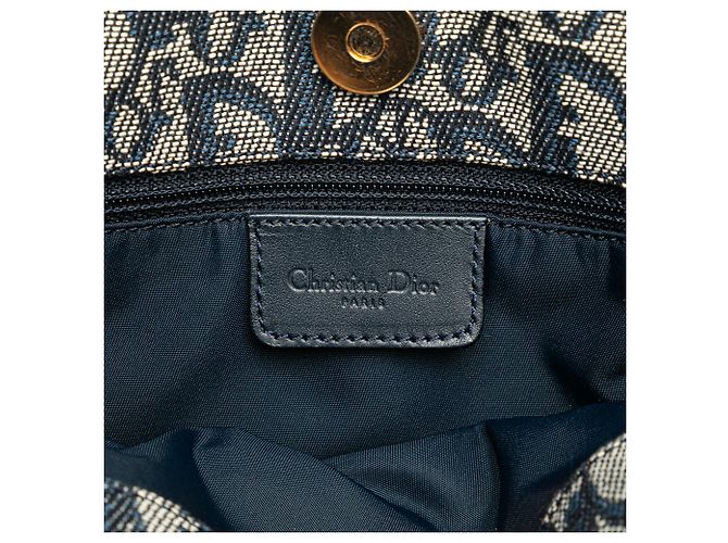 Dior Blau Diorissimo Trotter Canvas Tote - Ansicht 5