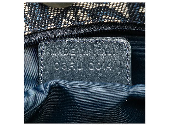 Dior Blau Diorissimo Trotter Canvas Tote - Ansicht 6