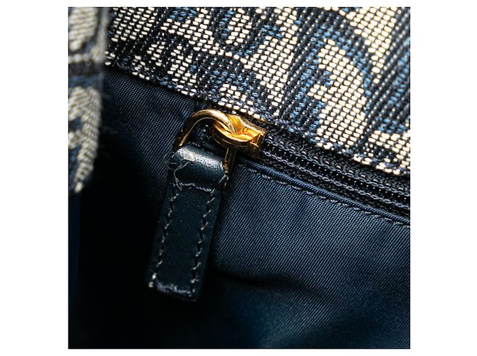Dior Blau Diorissimo Trotter Canvas Tote - Ansicht 7