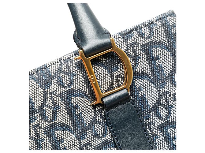 Dior Blau Diorissimo Trotter Canvas Tote - Ansicht 9