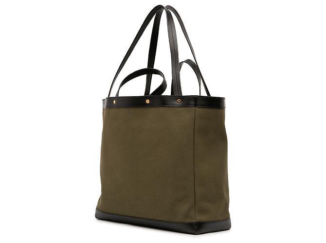 Tote T de lona marrón mediano Tom Ford - vista 2