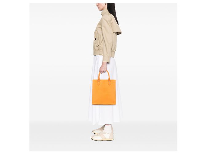 Louis Vuitton Orange Epi Sac Plat PM - Ansicht 11