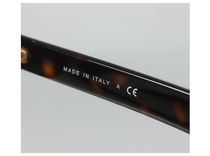 Occhiali da sole CHANEL Logo in plastica Marrone - vista 5