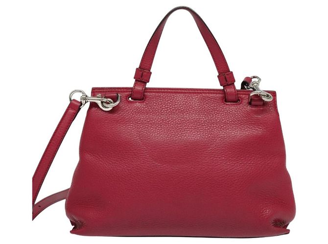 Gucci Bamboo Daily Top Handle Couro Medium Rosa - vista 2