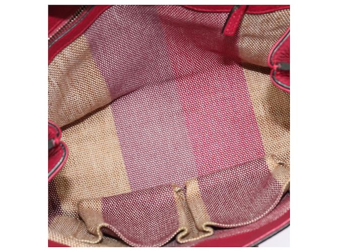 Gucci Bamboo Daily Top Handle Couro Medium Rosa - vista 5