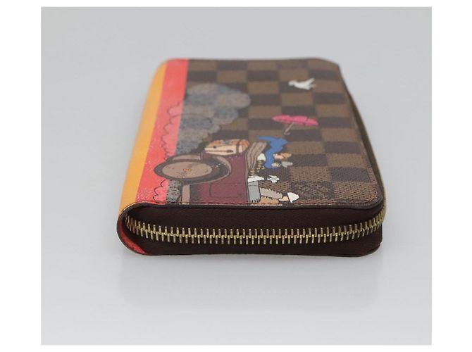 Portafoglio Zippy NM Monogram Canvas Louis Vuitton Marrone - vista 3