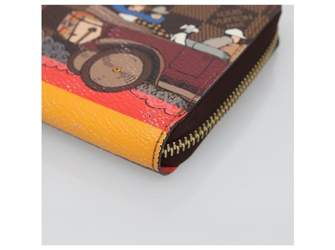 Portafoglio Zippy NM Monogram Canvas Louis Vuitton Marrone - vista 7