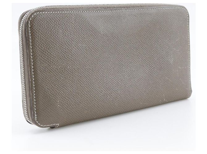 Hermès Cartera con cremallera Azap Hermes Epsom Long Beige - vista 2