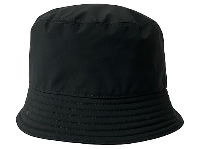 Prada Baumwoll-Bucket-Hat Schwarz - Ansicht 5