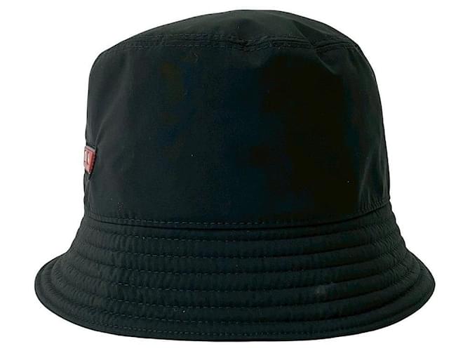Prada Baumwoll-Bucket-Hat Schwarz - Ansicht 6