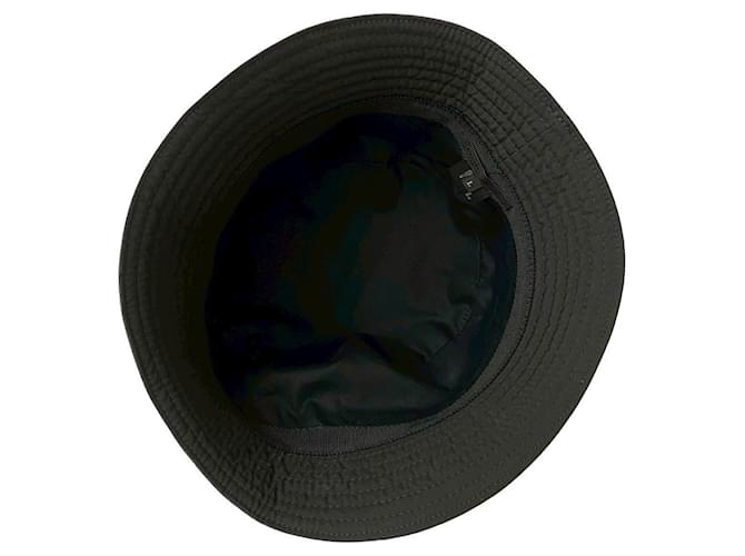 Prada Baumwoll-Bucket-Hat Schwarz - Ansicht 7
