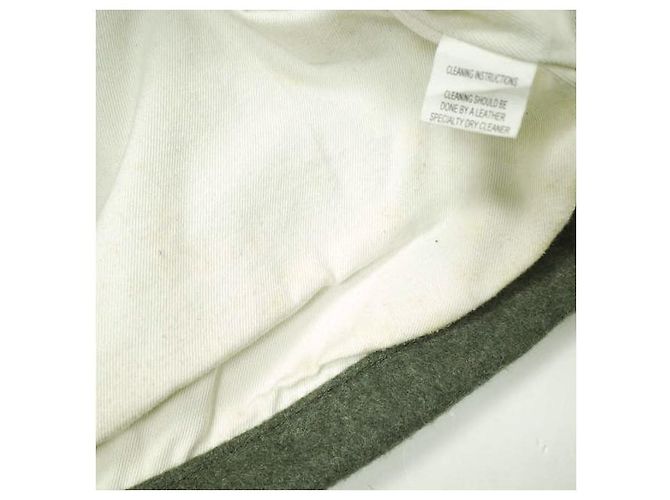 Autre Marque Abrigo de lana Melton SKOOKUM Verde Verde oliva - vista 7
