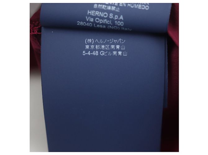 Autre Marque Chaleco con capucha de malla Herno Best AIR-TECH de nailon Roja - vista 10