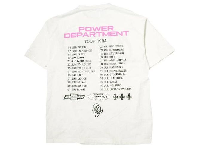 Autre Marque T-shirt in Cotone Limitato TAIN DOUBLE PUSH x ROYAL FLASH PALM DICE SST Bianco - vista 2