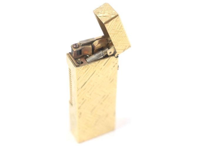 Alfred Dunhill Dunhill Crosscut Lighter Golden - view 4