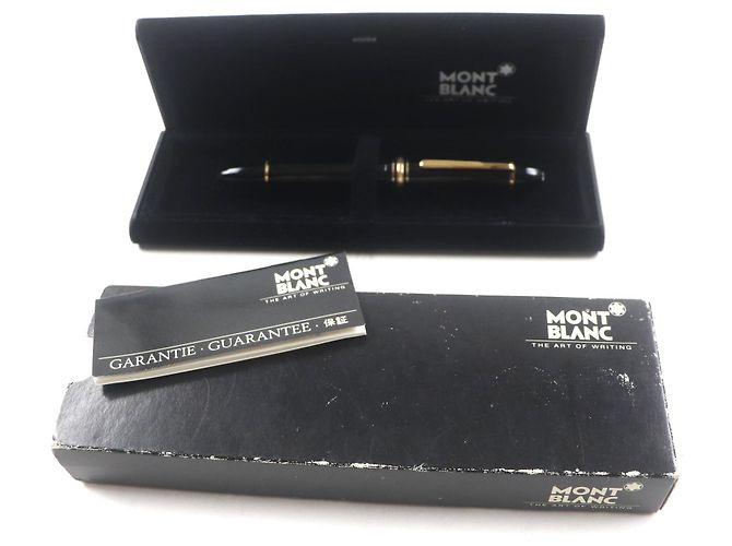 Pluma Montblanc Meisterstück 14K Negro - vista 2