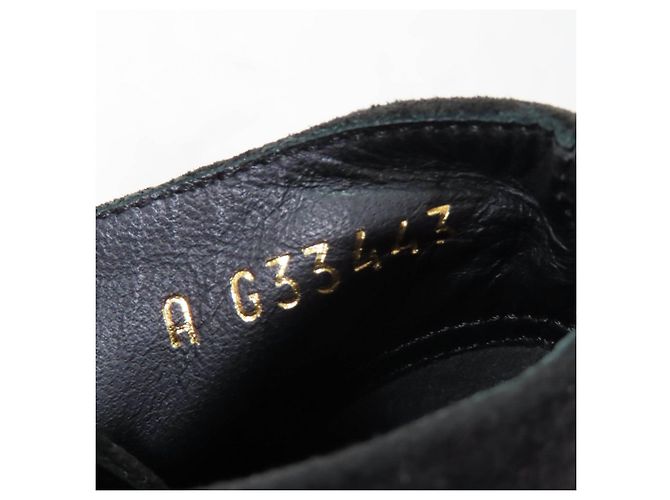 Chanel COCO Mark Wildleder Stiefeletten Schwarz - Ansicht 11