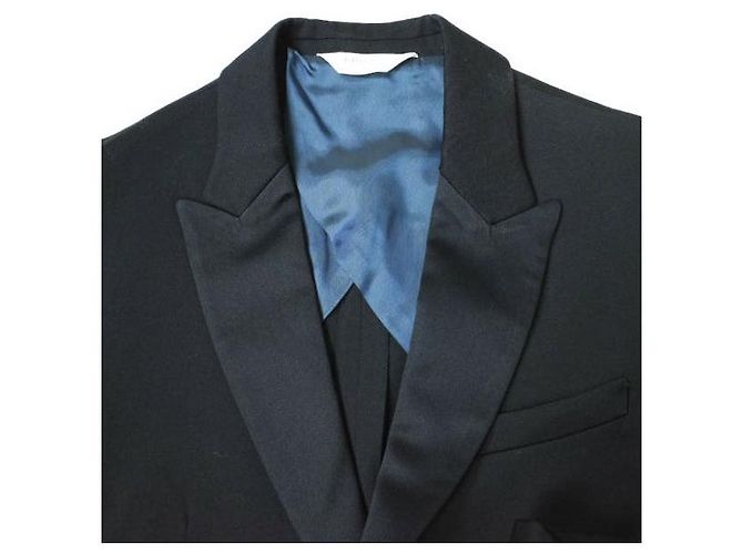 Autre Marque Chaqueta de lana con solapa intercambiable EDIFICE Azul Azul marino - vista 3