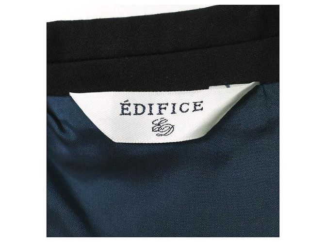 Autre Marque Chaqueta de lana con solapa intercambiable EDIFICE Azul Azul marino - vista 6