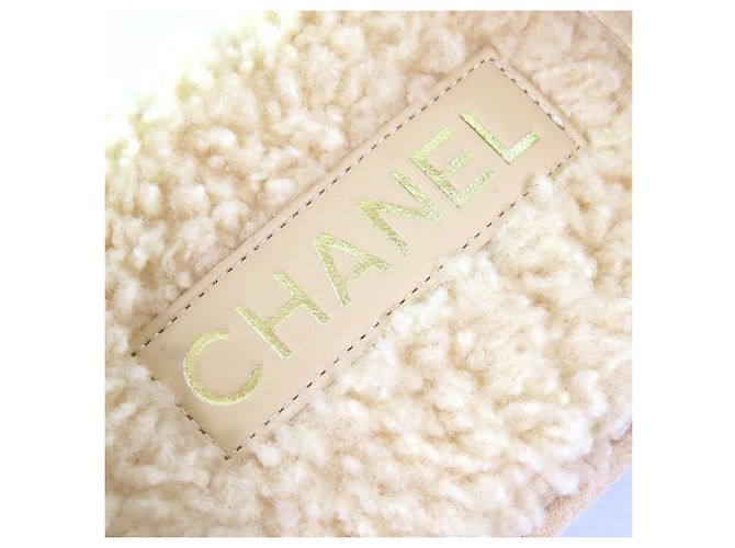 Pantofole Matelassé Chanel Beige - vista 9