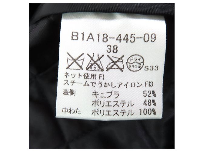 Abrigo acolchado con capucha de piel de Burberry London Negro - vista 10