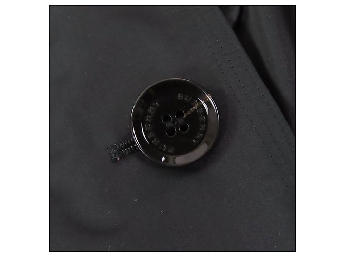 Abrigo acolchado con capucha de piel de Burberry London Negro - vista 7