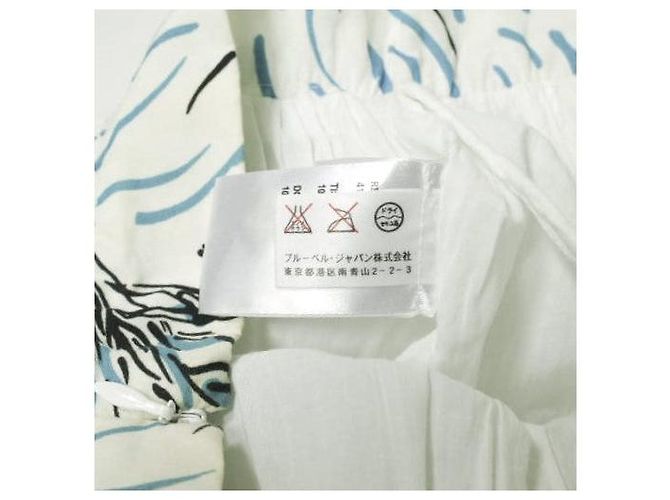Autre Marque Falda de algodón con estampado Surf Carven Blanco - vista 10
