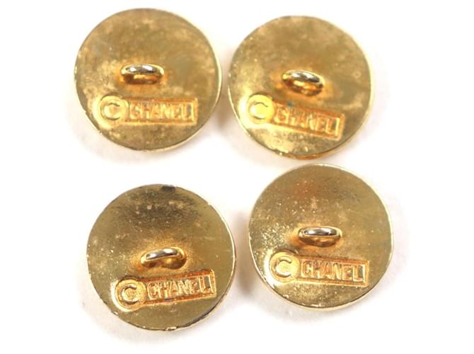 Pulsante COCO di Chanel D'oro - vista 2